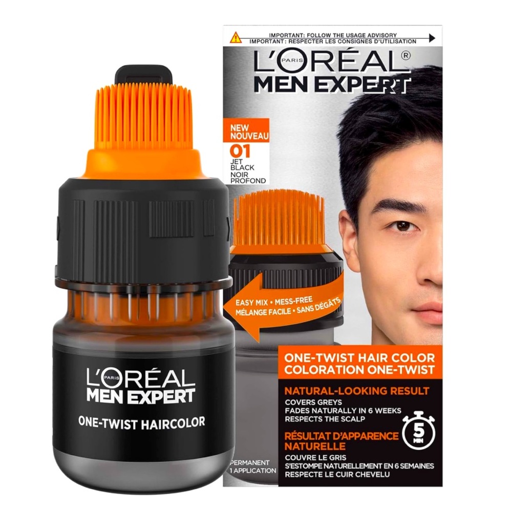 L’Oreal Paris Men Expert One Twist Mess Free Permanent Hair Color, Mens Hair Dye